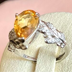 Natural Citrine Ring (November Birthstone)